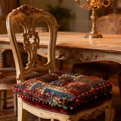 Sqaure floor cushion - cushion, mandala