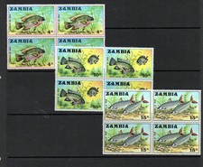 ZAMBIA MNH 1971 SG165-167 FISH