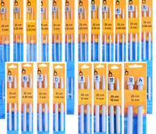 Pony Classic Knitting Pins Single Pointed ended Needles short * 25cm ** see desc