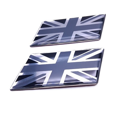 British flag car emblem - british, set