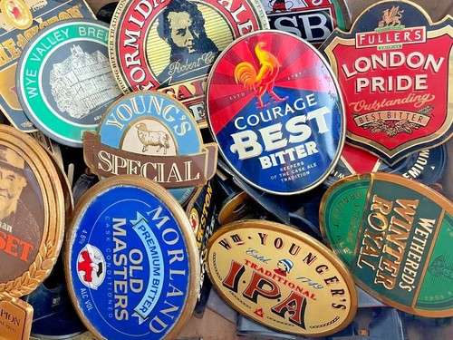 Various used metal pump clips - various,