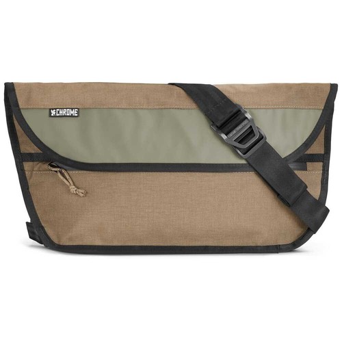 Chrome simple messenger bag - chrome,