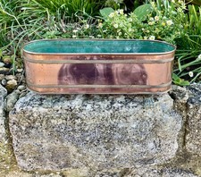 Antique Copper Planter herb