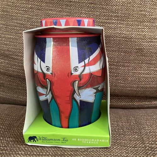Williamson elephant tea - elephant, caddy