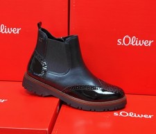 Ladies S. Oliver Black Patent