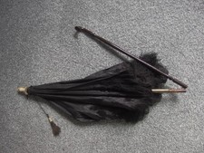 Antique Silk Folding Parasol