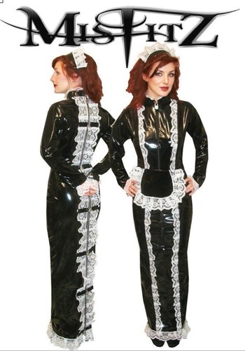 Misfitz black pvc lace - pvc, &