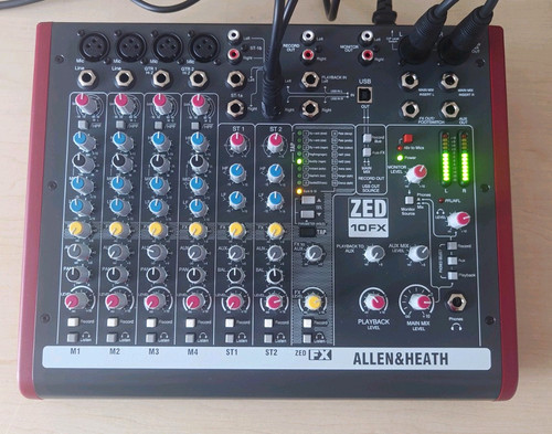 Allen heath zed 10fx mixing - heath, zed-10fx