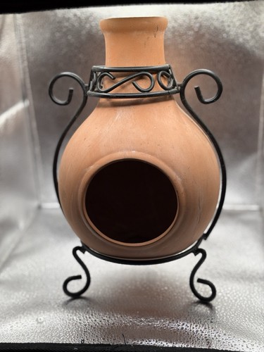 Mini terracotta chiminea - terracotta,