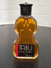 TABU Vintage Original Dana Cologne Perfume 1/2 Fl Oz Violin Shaped Bottle FULL