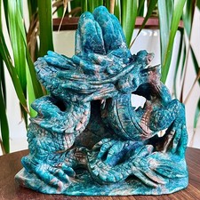 3.17LB Handmade Sculpture | Angel Blue Crystal | Love Energy Stone