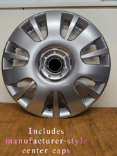 16" WHEEL TRIMS COVERS CAPS TRIMS TO FIT PEUGEOT EXPERT VAN SET OF 4