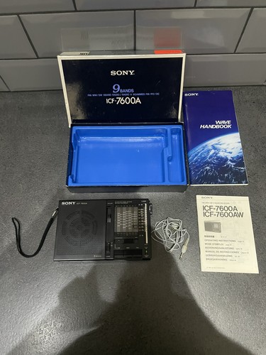 Sony icf 7600a portable - sony,