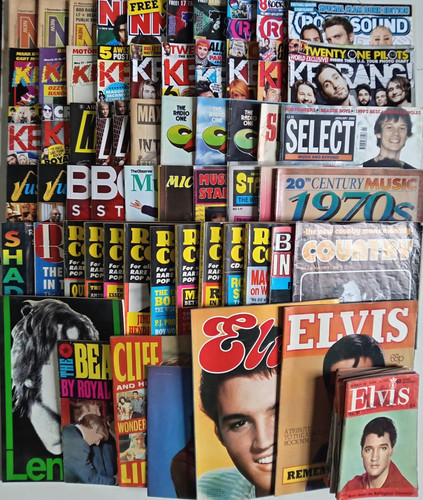 Various music magazines rock - music,