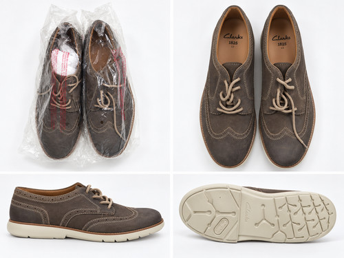 Clarks raspin brogue shoes - raspin,