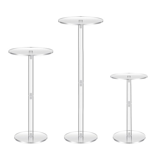 Acrylic flower stand pedestal - acrylic,