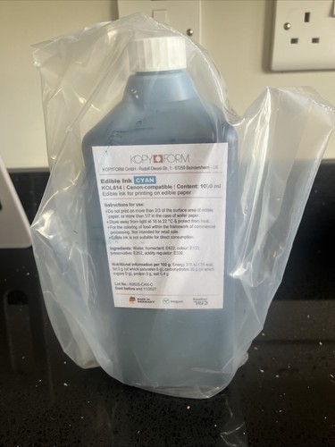 Kopyform edible ink cyan - edible,