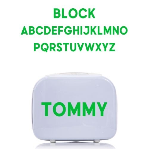 Personalised mini suitcase - personalised,
