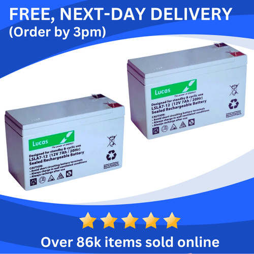 Batteries 12v 7ah for - 2,