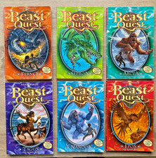 Beast Quest Series 1 Collection of Books by Adam Blade Bundle 1 - 6 incl Cards