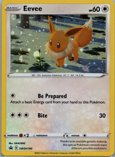 Eevee swsh190 black - swsh190, promo
