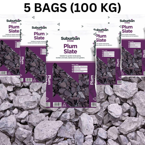 Plum slate 40mm decorative - plum,