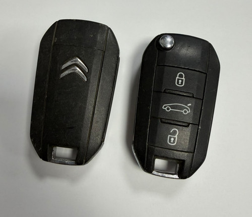 Citroen flip key fob button - citroen,