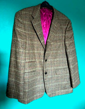 Mens Tweed Blazer 100 % Wool