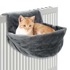 Cat Hanging Radiator Bed Hammock Fleece Warm Pet Kitten Basket Plush Cradle ↕
