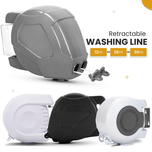 Retractable washing reel line - retractable,