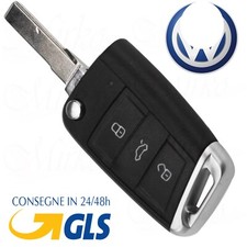 cover guscio chiave telecomando 3 tasti golf VII 7 polo tiguan t-roc beetle hu66