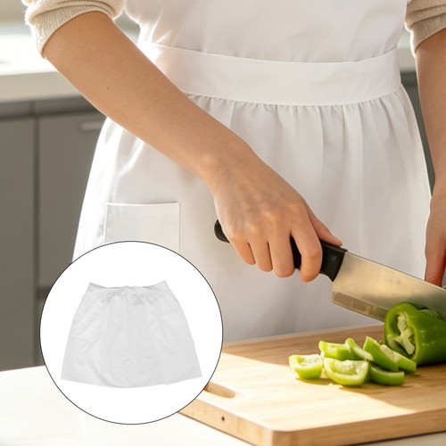 White maid apron for women - maid,