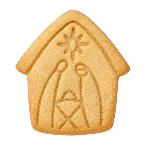 Nativity scene cookie cutter - nativity,