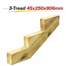 3-Tread Decking Stair Stringer