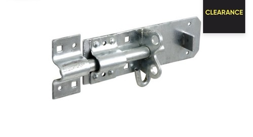 Galvanized security padbolt - 6",