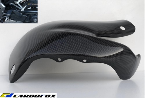 Carbon fiber swingarm cover - carbon,