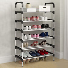 6 Tier Shoe Rack Stand Heavy Duty Sturdy Storage Self Organiser Up to 24 Pairs