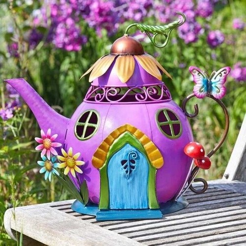 Garden fairy house ornament - garden,