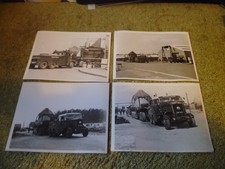 PICKFORDS SCAMMELL  JUNIOR CONTRACTOR  AT WORK  1960's PHOTOGRAPHS X 4