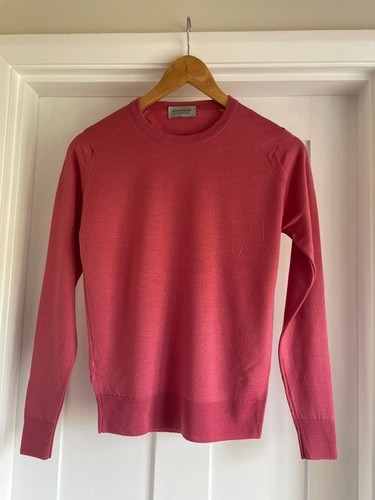 John smedley pink round neck - john,