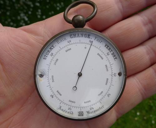 Antique pocket aneriod - pocket,