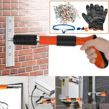 Woodworking Integrated Air Nailer Manual Steel Nail Nailer 5 Gears Power Gun UK