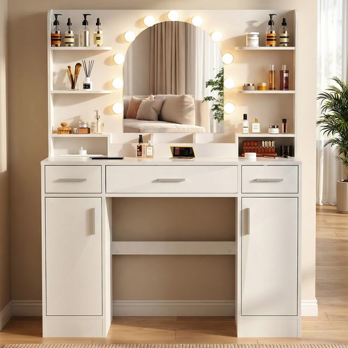 Large makeup vanity - vanity, with