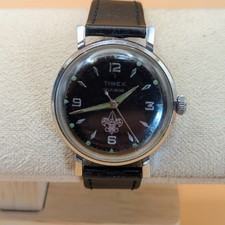 Vintage Timex Scouts Viscount self wind (automatic) mens watch. 1950s. Working