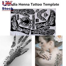 Face Paints Tattoo Stencils India Henna Kit Temporary Decal Body Art Template