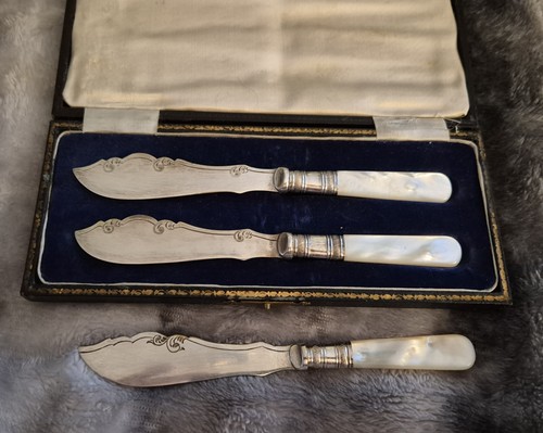Antique butter knives - antique,