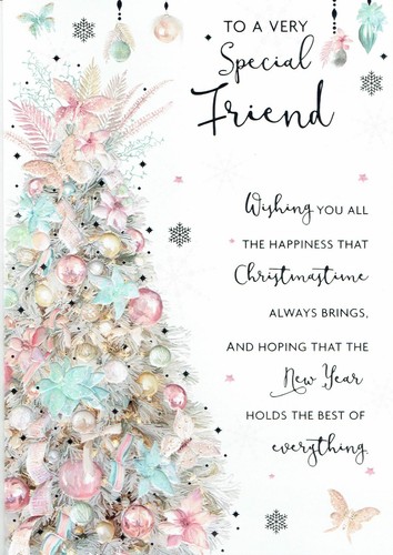 Special friend christmas card - friend,
