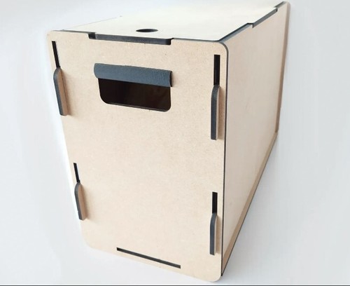 Comic storage box wooden - storage,