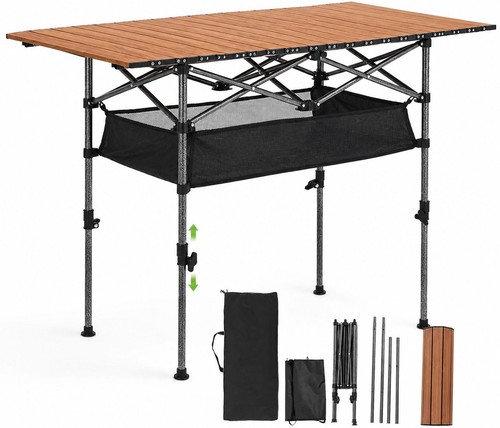 Folding camping table - folding,