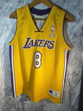 LA LAKERS NBA Champion Kobe Bryant #8 vintage jersey XL Kids